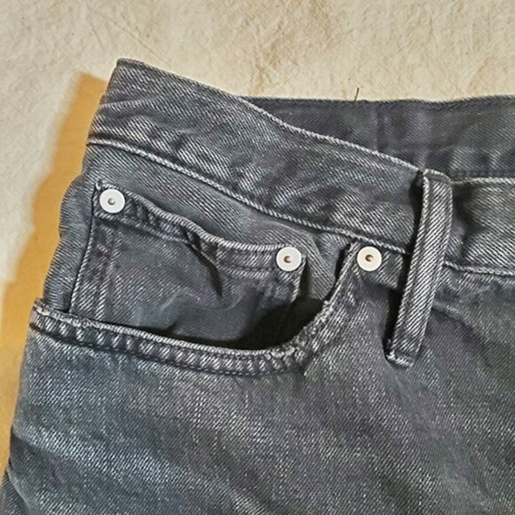 Madewell Cropped Balloon Jean Black wash Size 31P - Picture 10 of 16